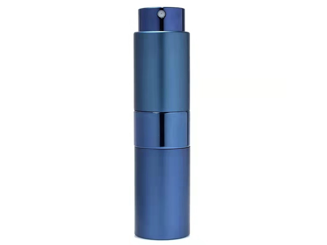 Frasco de Perfume Reutilizável em Spray, Dispensador Portátil para Viagem MDUG (8ml Azul Escuro)