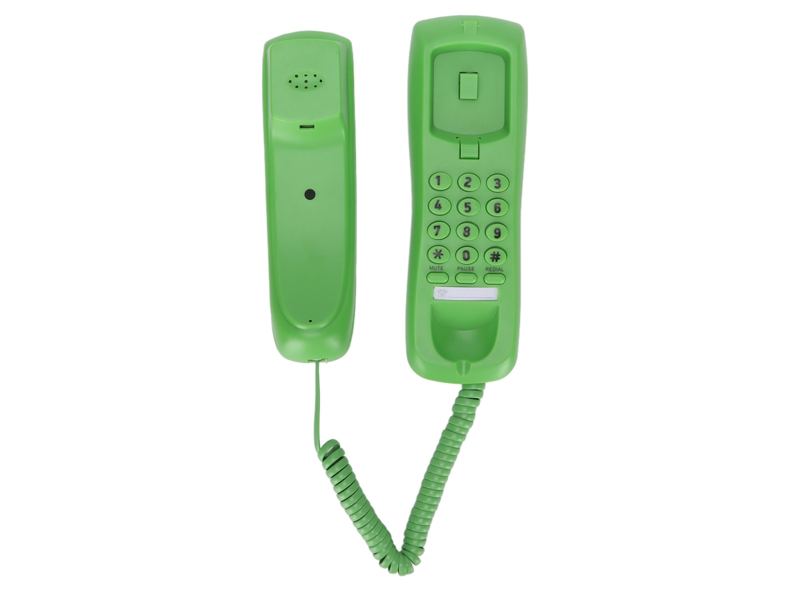 Telefone Fixo com Fio EOOCOO (completo, parede, mesa)