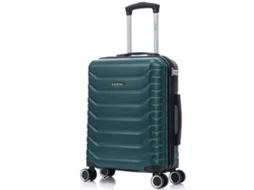 Mala De Cabina 55x40x20cm Policarbonato Semirrígido Carrinho de sistema bagagem De Mão Pequena Com 4 Rodas Giratórias 360º, Sistema De Fecho Digital Raykong (40l)
