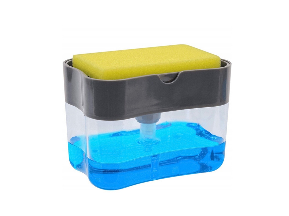 Dispenser de Sabão LAXISCREED para Cozinha Cinza