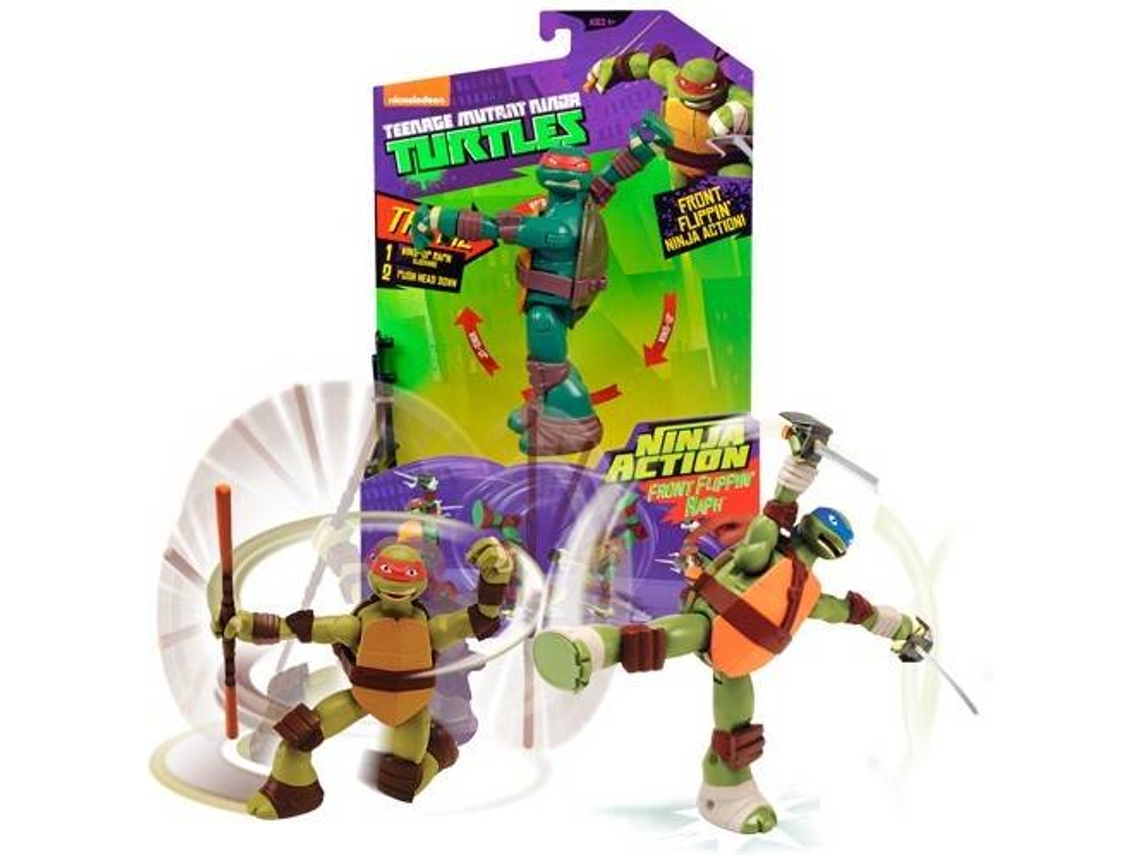 Figura TORTUGAS NINJA Tortugas Ninja Fig Ninja Action (Idade Mínima: 4 Anos)