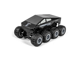 Bateria Black Onejjrc Q218 Rtr 1/18 2.4g Carro Rc Oito Rodas À Prova D'água Rotação 360° Cyber Pickup Off road Acrobacias Água Terra Brinquedo MDUG