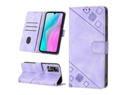 Capa De Celular Em Couro Texturizado Com Toque Aveludado Para Infinix Note 11