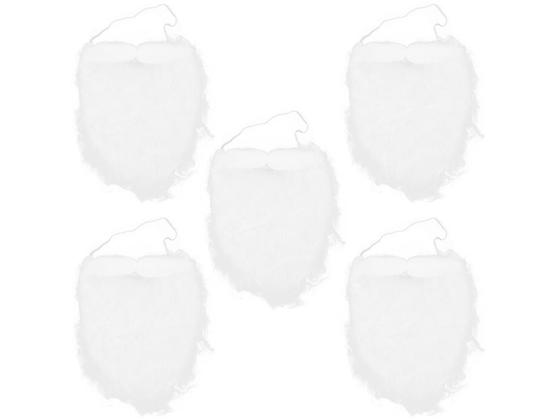 10 Peças de Barba Falsa Do Papai Noel ALLINLESS