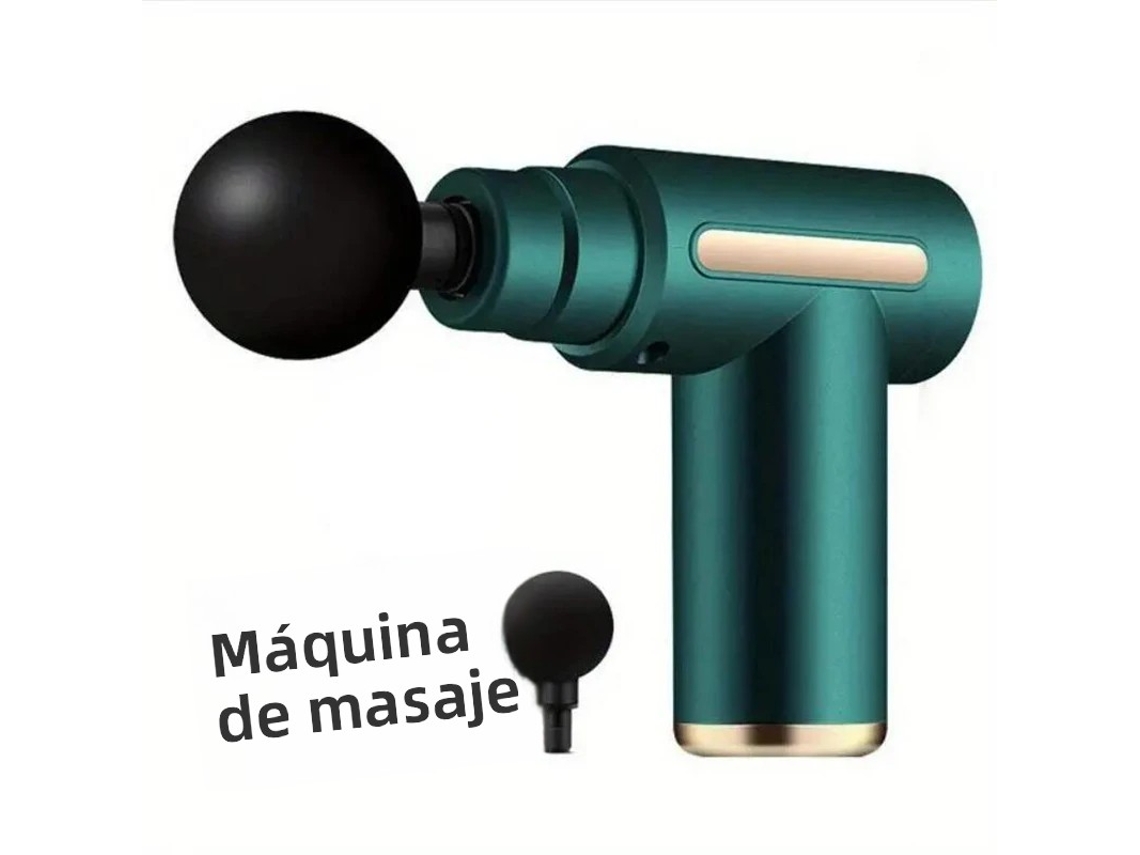 (verde) Massageador Fascial Portátil Multifuncional Com Função De Vibração, Feito De Material Abs.