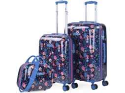 Conjunto de Malas de Viagem SKPAT 131500B Azul (67x44x24cm - 64 L)