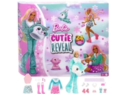 Barbie-Cutie Reveal Advent Calendar-1 boneca e 24 surpresas HJX76