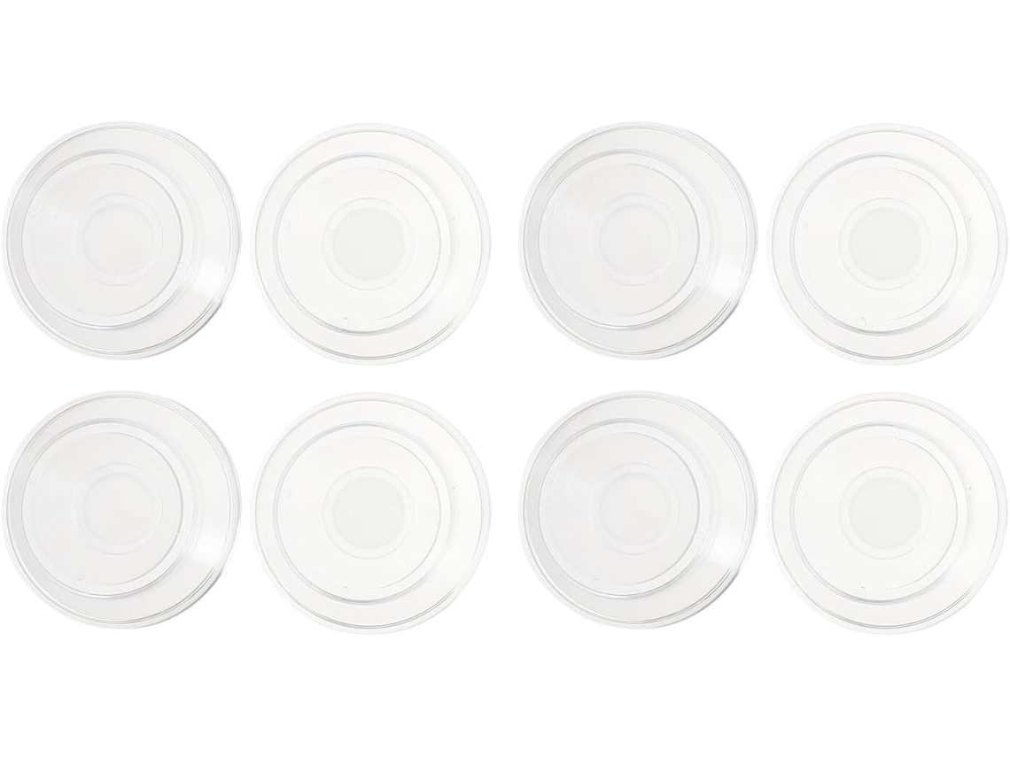 Ounona Conjunto De 8-almofadas Transparentes Antiderrapantes Para Piano Vertical, Protetores Multifuncionais Para Pisos