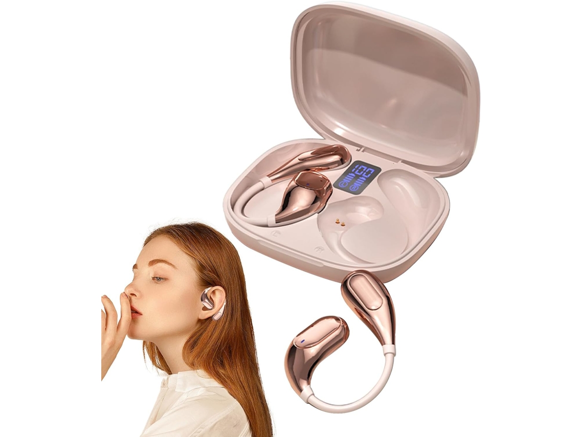 Fones De Ouvido Intra Auriculares Abertos, Fones De Ouvido Esportivos Sem Fio