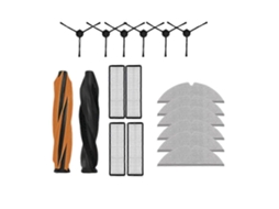 Kit de Acessórios Reposição para o Aspirador Robô Dreame D20 Pro/d20 Plus: Escovas Laterais Principais, Filtro e Pano de Limpeza BRILVIBERA
