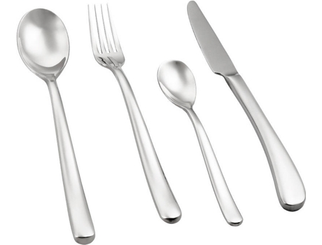 Talheres MEIPAI Conjunto 4 Peças Aço Inoxidável (Prateado)