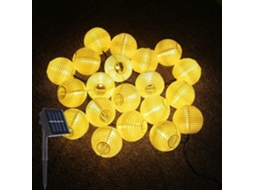 Luzes de Corda de Lanternas de Led Solares Lanternas de Luzes de Corda de Led Decorativas À Prova D'Água para O Natal 20Led-16,4 Pés
