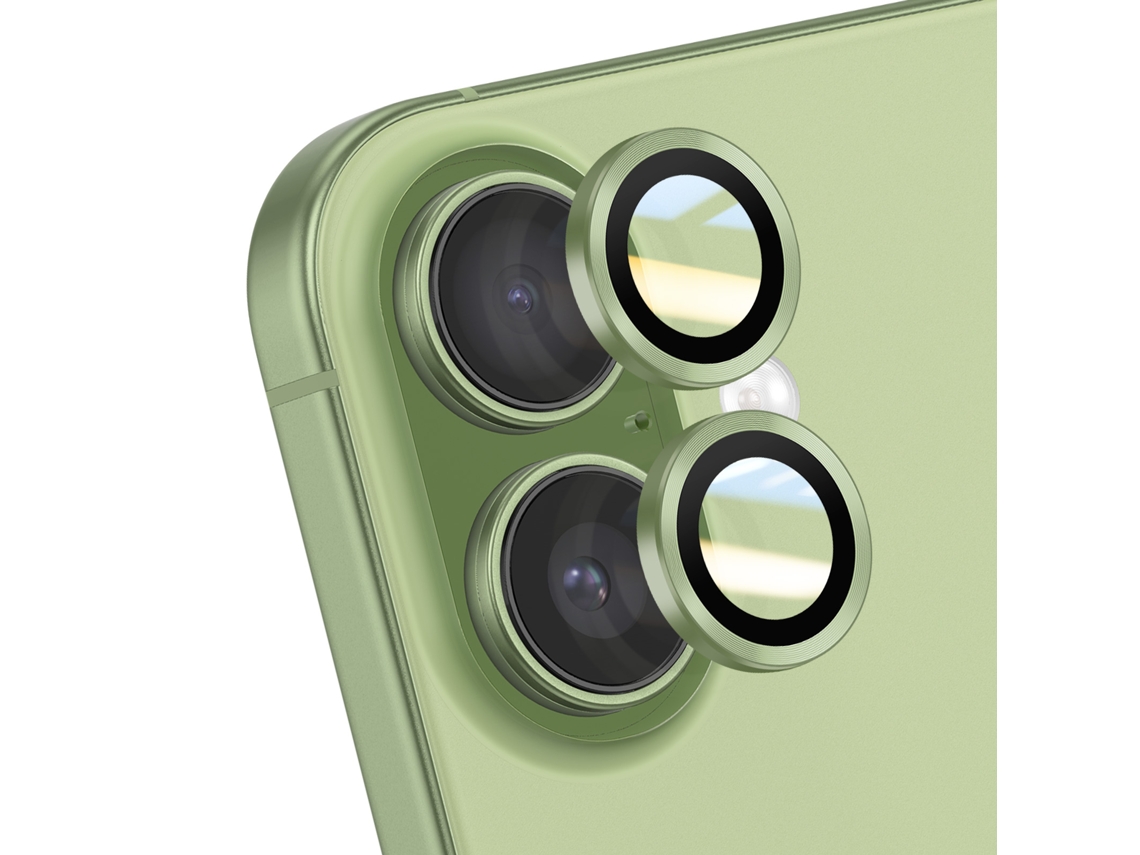 Avizar Proteção De Lente De Câmera Para Iphone 17 Com Contorno Reforçado Verde Pastel