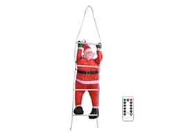 Mali decoração de Natal Papai Noel Escalando Corda Led Luzes 8 Modos Usb 90cm