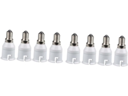 Conjuntos De Adaptadores De Soquete E14 Para B22 Para Lâmpadas Led, Suportes Universais De Rosca P Gokoco
