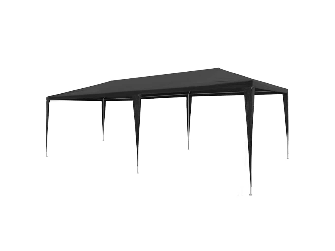 Vidaxl Tenda Para Festas 3x6 M Pe Antracite