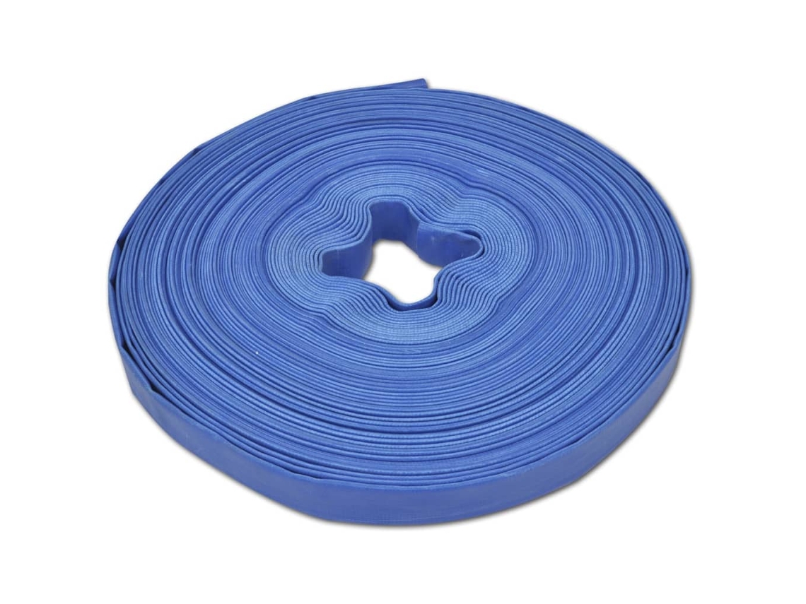 Vidaxl Mangueira Plana Para Transporte De Água 50 M 1" Pvc