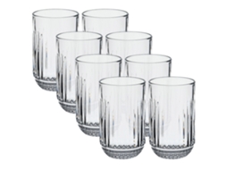Conjunto 8 Copos Vidro Transparente San Ignacio 380ml