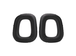 Aetheria 2pcs Almofada Ouvido Fone Logitech G35 G930 G430 F450 Couro Artificial Preto
