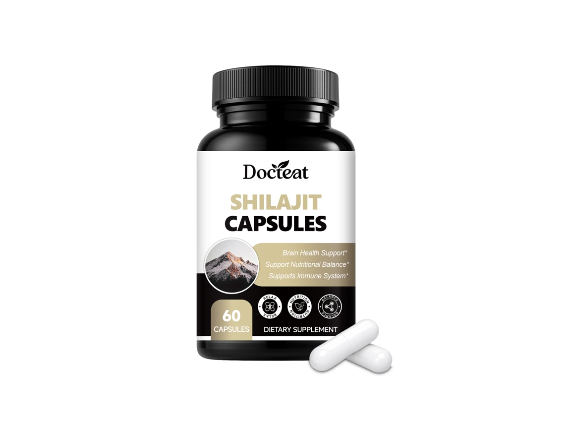 Cápsulas Shilajit Docteat Suporte Energético