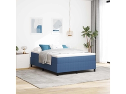 Vidaxl Estrado de Cama Plataforma Azul 160 X 200 Cm