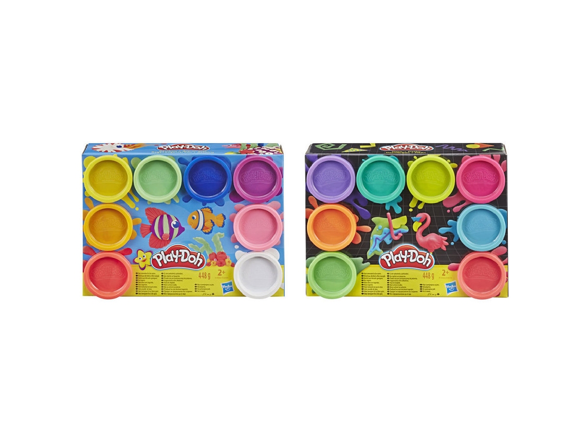 Pack 8 Potes Plasticina PLAY-DOH (Idade Mínima Recomendada: 2 Anos)