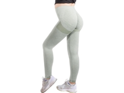 Calças Legging De Cintura Alta Para Academia, Calças De Ioga Justas Em Nylon E Elastano, Acessórios Esportivos