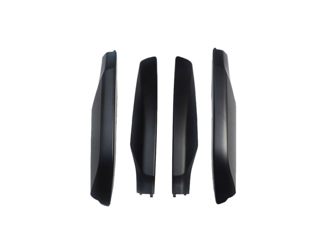 Capas de Acabamento para as Pontas Dos Carris do Bagageiro de Teto Conjunto de 4 Peças em Abs Preto para Land Prado Fj120 (2003 2009)