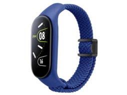Xdfind Capa, Compatível Com Relógio Pulseira Integrada Trançada E Fecho Magnético Para Xiaomi Mi Band 7/ 6/ 5/ 4/ 3, Conforto Leve