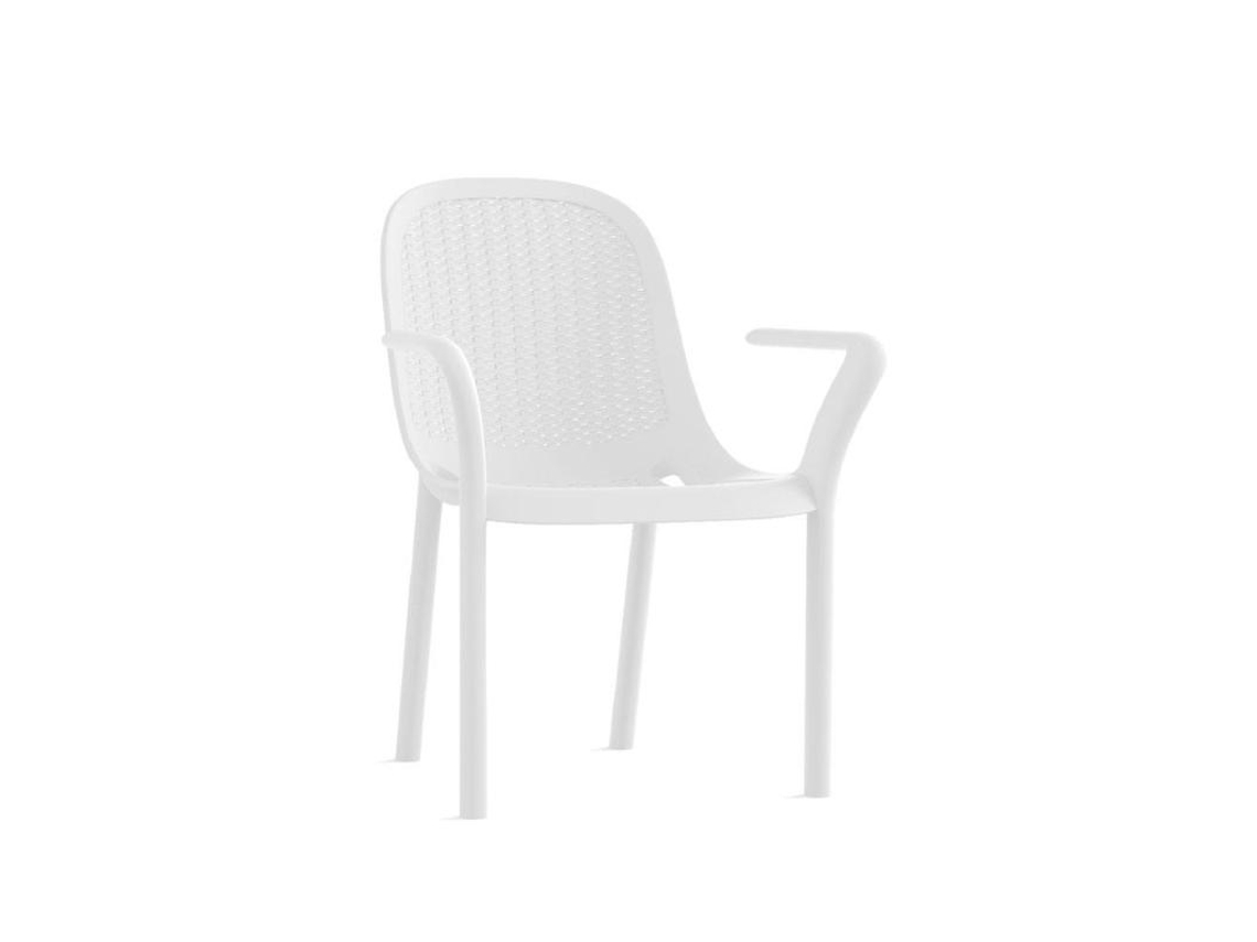 Poltrona de resina Garden Life White Altamira