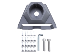 Suporte Base Compatível Com Antena Satélite Gen 3, Inclui Adaptador De Tubo E Kit De Montagem.