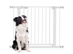 Barreira branca para escadas e portas, 76-97cm, com extensões, automático | S/MARCA