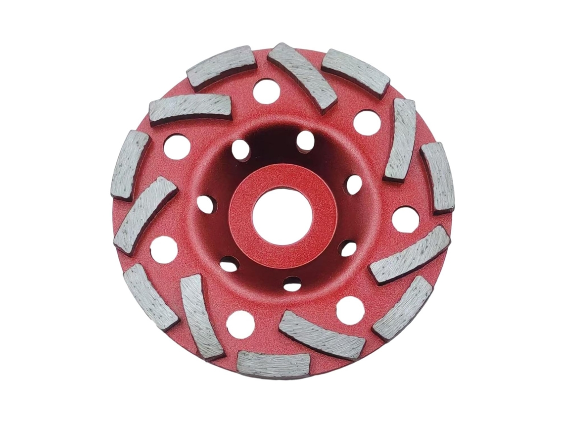 Disco De Desbaste Oshhni 5 Polegadas Com Segmento Diamantado Para Remoção, Limpeza E Alisamento De Pedra Granito