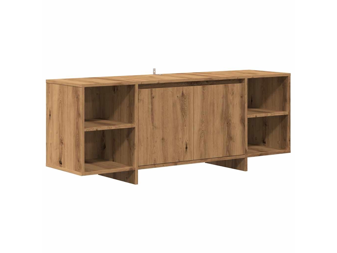 Armário de tv VIDAXL Marrom Madeira processada (130x35x50 cm)