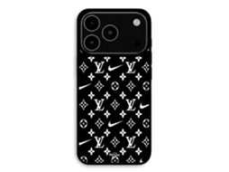 Capa Para Iphone 17 Pro Max Com Lv Fundo Preto Maniacase