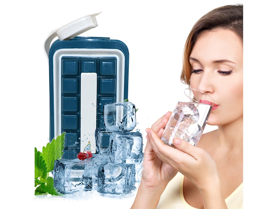 Yncm-mold De Gelo Silicone Com 36 Cubos Para Armazenamento