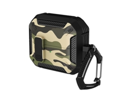 Capa Protetora Para Fone De Ouvido Camuflado Com Interruptor E Gancho