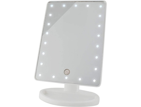 Espelho de Maquilhagem com Luz Led. Inclinação de 180º. Bateria Ou Toque Usb SOULIMA
