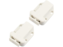 Conjunto De 2 Fechos Pressão Com Trava Automática Para Portas