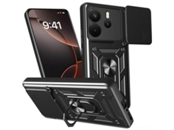 Capa Para Xiaomi Redmi Note 14 (4g) À Prova De Choque Com Anel De Proteção Para Lente Fanpesp Protetor De Tela Para Celularvayotoy