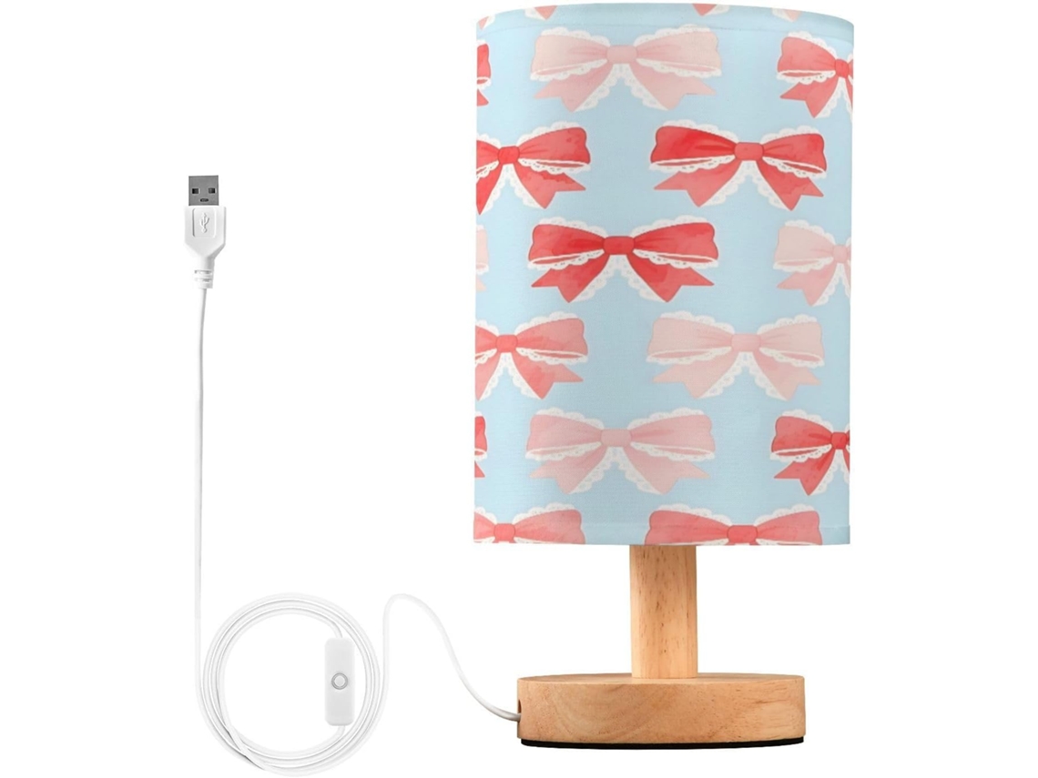 Abajur De Cabeceira In Format Nó Para Quarto, Con Portas De Regamento Usb C, Luminária De Mesa Cabeceira, Luminária