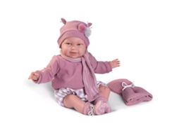 Boneca Reborn Martina com Manta 52 cm ANTONIO JUAN (Idade Mínima: 3 anos)