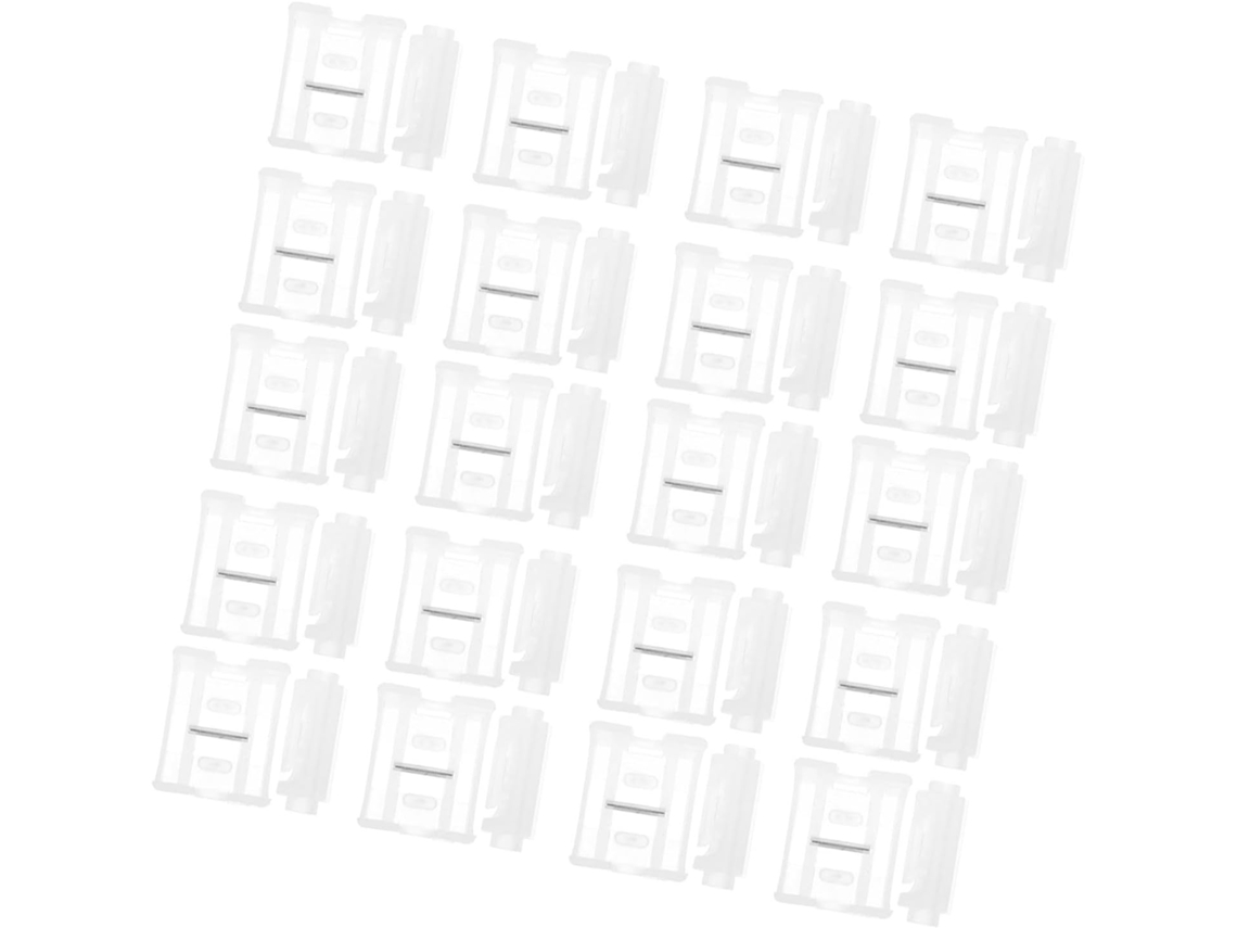 Conjunto De 20 Suportes Para Persianas Com 1 Enrolador De Cordão - Suportes Para Persianas E Presilhas