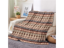 Manta de Flanela Xadrez Boêmia Fansu Estampa 3d Macia e Felpuda em Microfibra Ideal para o Inverno Perfeita Ca