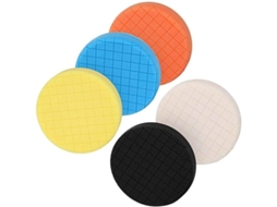 Conjunto De 5 Boinas Espuma Quadradas Para Polimento Automotivo,
