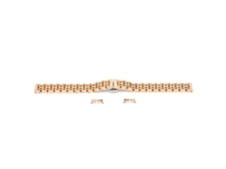 Pulseira De Relógio De Substituição Exclusiva Em Aço Inoxidável, Pulseira De Relógio Em Ouro Rosa De 18 Mm/0,7 Pol. Olysi Shop