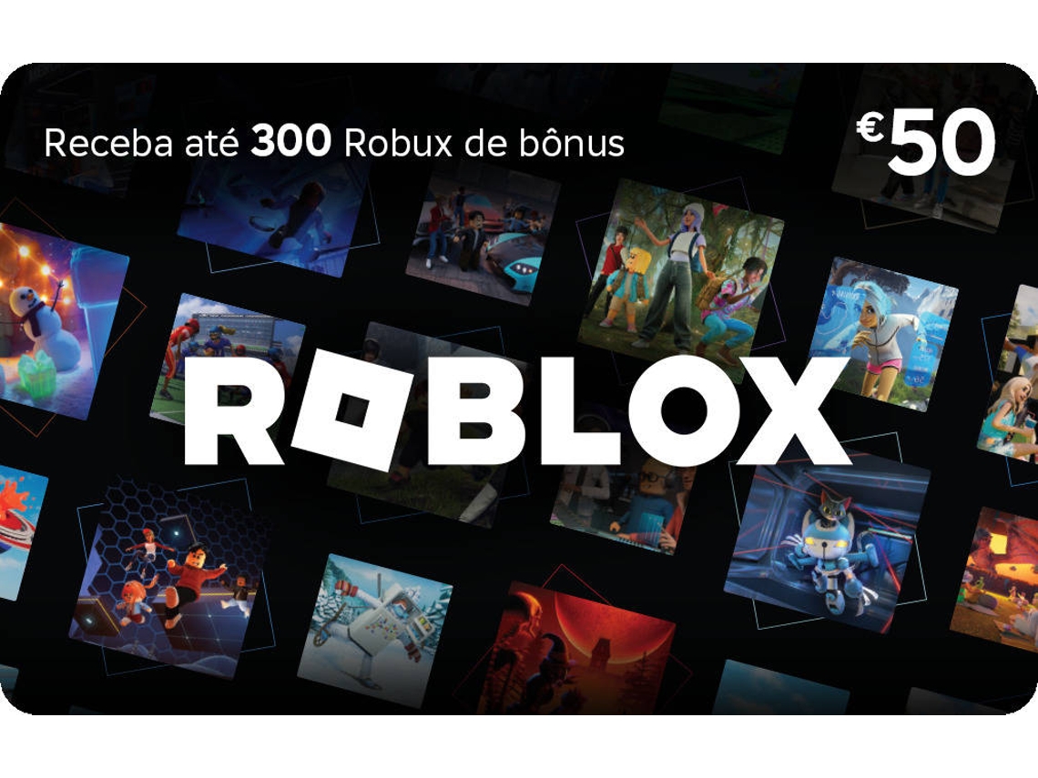 Cartão Presente ROBLOX 50 Euros (Formato Digital)