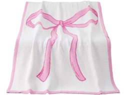 Manta Syjym Velvet com Meia Borda Série Knitted Knot Capa de Sofá em Veludo, Ideal para Quarto, Sala de Estar
