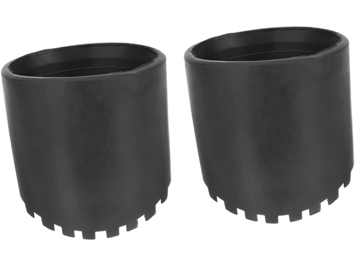 Conjunto De 2 Peças De Acessórios Para Escada: Tapete Antiderrapante De Borracha Preta Para Proteção.