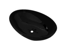 Ceramic Basin, Ceramic Basins Vidaxl Preto Cerâmica (n/a)